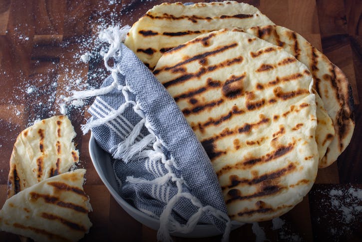 HOMEMADE BARBECUED FLATBREADS